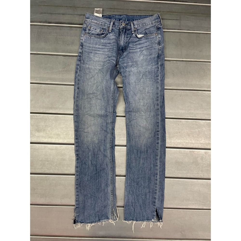 Levis 514 Jeans Mens 29X32 Blue Medium/Light Wash Denim Straight Leg 100% Cotton